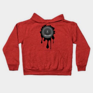 Grunge Audio Speaker Kids Hoodie